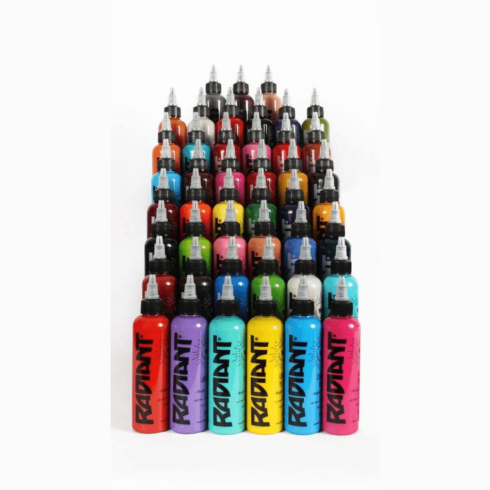 Dynamic Tattoo Ink Set -3 (Lemon Yellow, Chinese Red, Sky Blue) (1oz) :  : Beauty