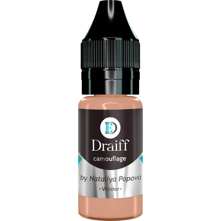 Draiff Camouflage Pigment Winter - Permanent Makeup Pigments 10ml bottle.