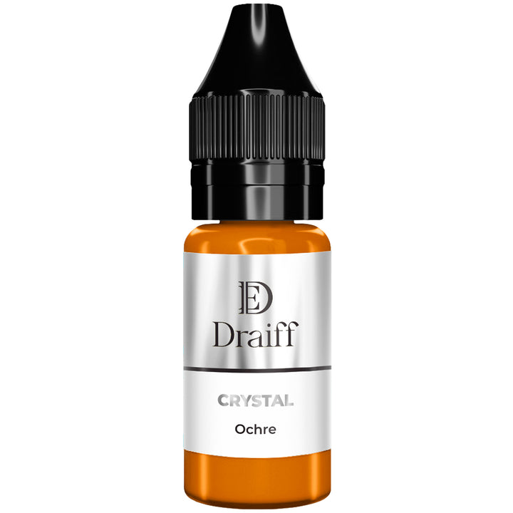 Draiff Crystal Corrector Ochre - Permanent Makeup Pigments 10ml bottle.