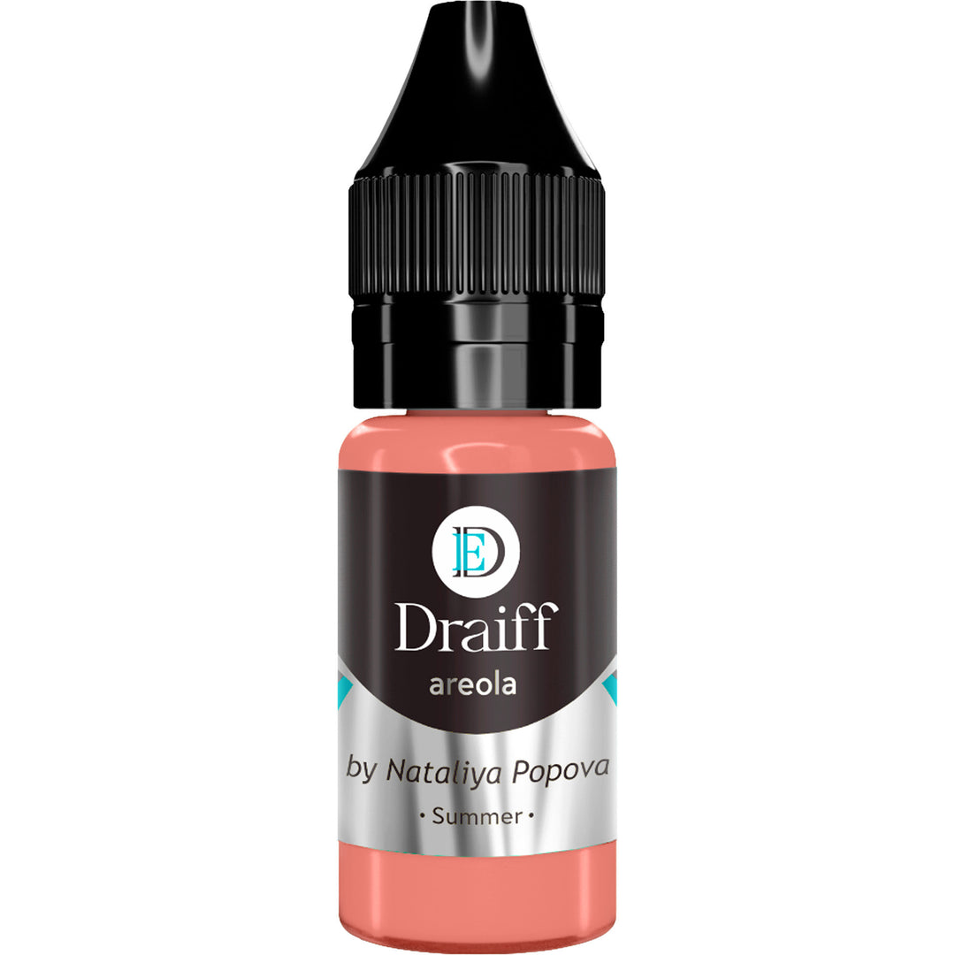 Draiff Pigment for Areola Summer - Permanent Makeup Pigments 10ml bottle.