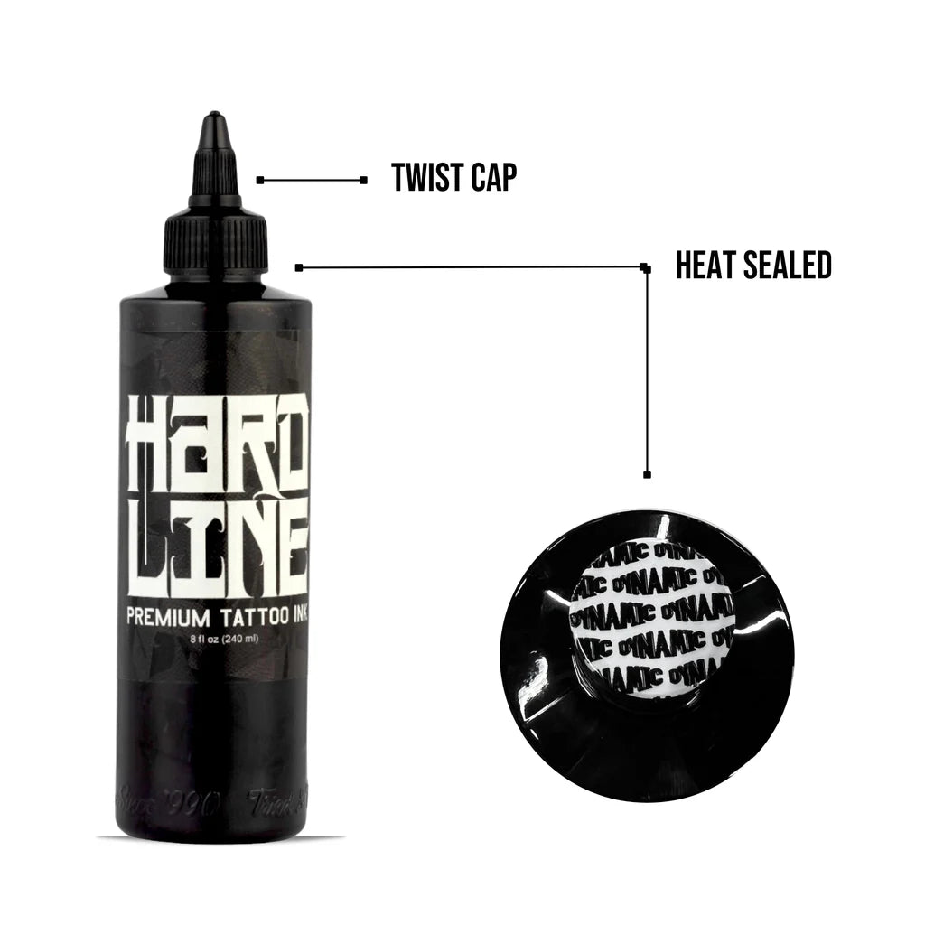 Dynamic Black Hardline Tattoo Ink