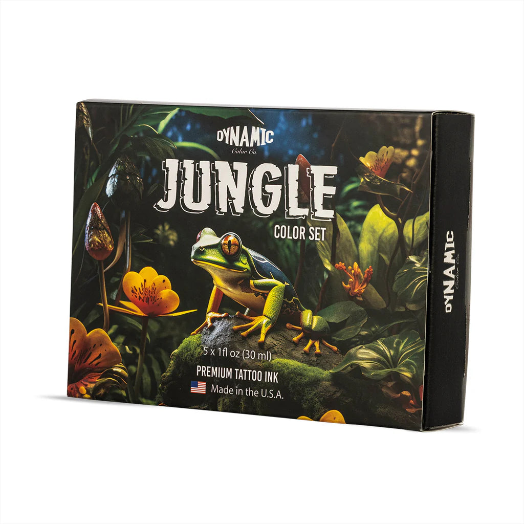 Dynamic Jungle Color Tattoo Ink Set