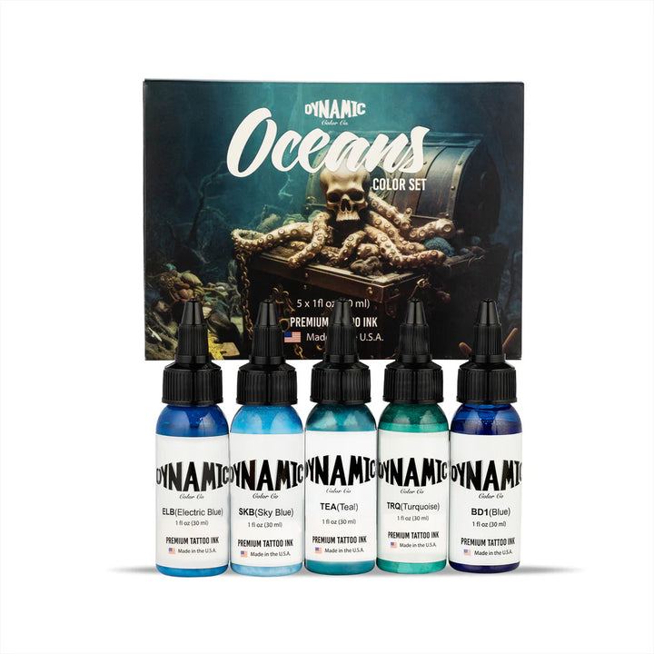 Dynamic Oceans Tattoo Ink Set