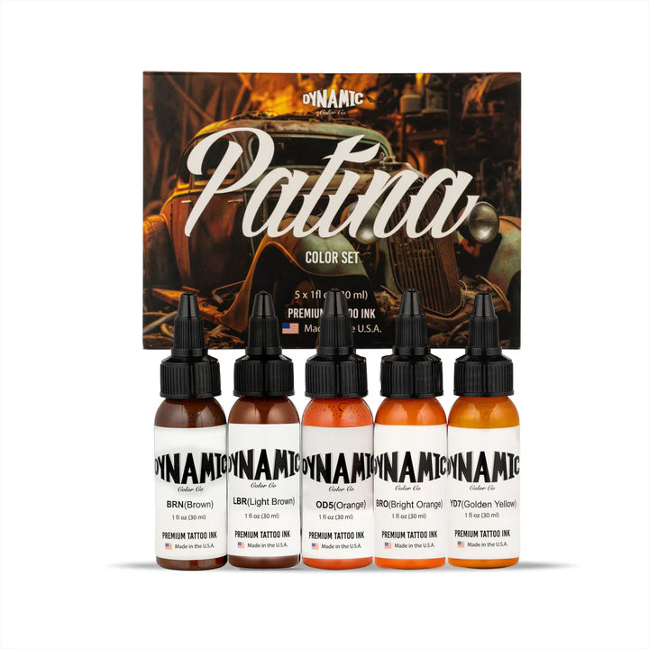 Dynamic Patina Color Tattoo Ink Set