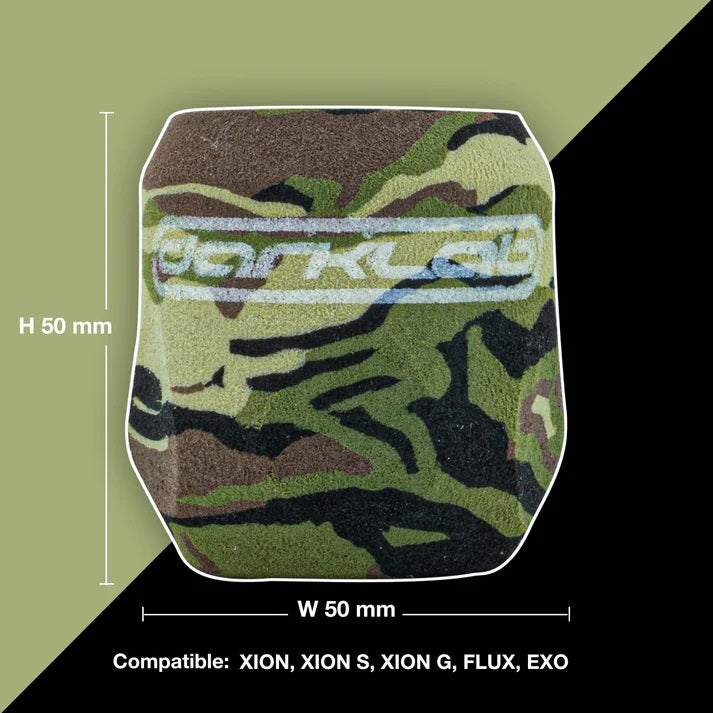 Couvre-manches jetables en mousse Ergo Foam de Fk Irons - Boîte de 24 pièces - Motif camouflage