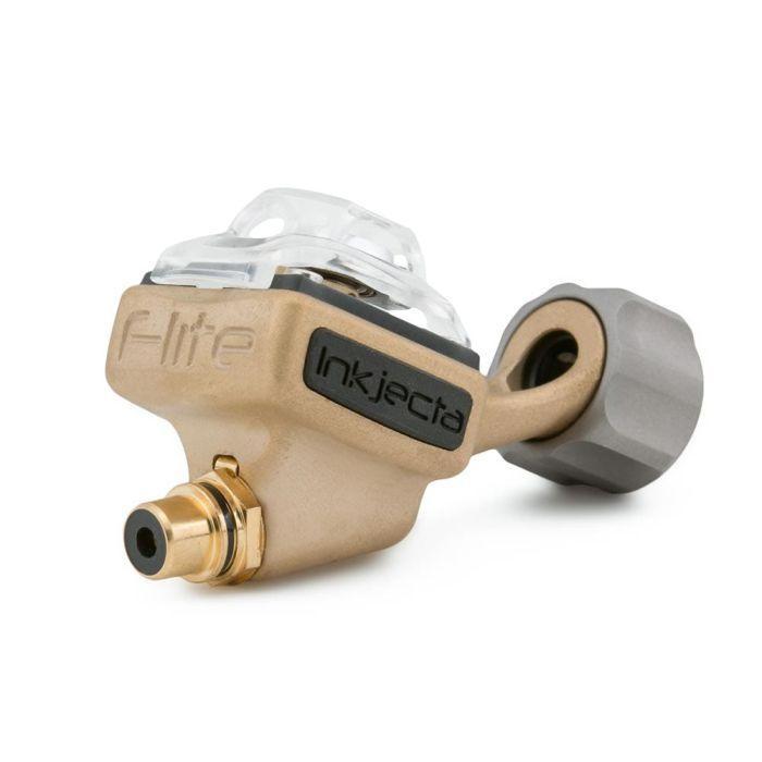 InkJecta Flite Nano Elite Tattoo Machine — Blast Brass – Maple