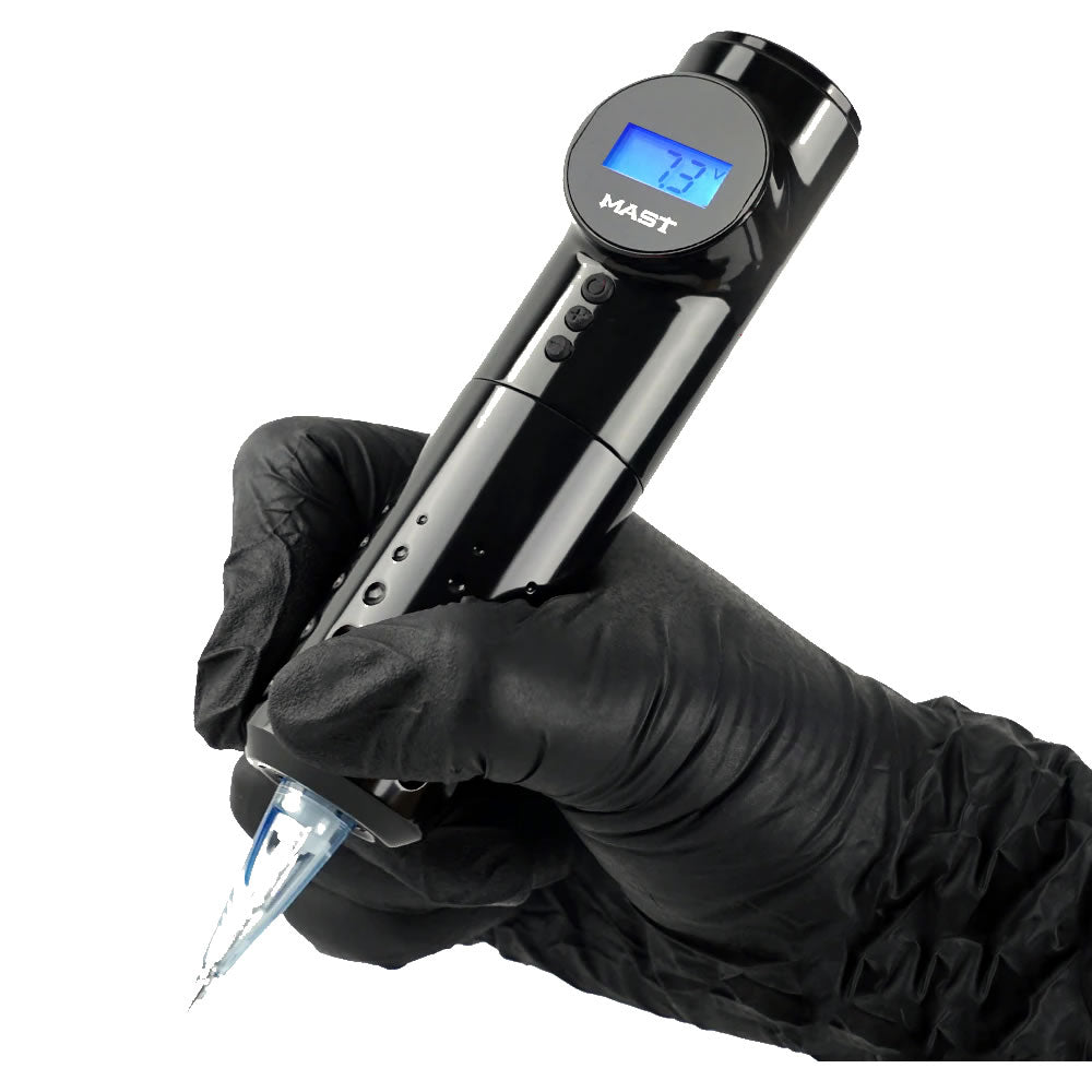 Mast Tattoo Archer Wireless Battery LED Permanent Make Up Machine Rotary  Pen Kit
